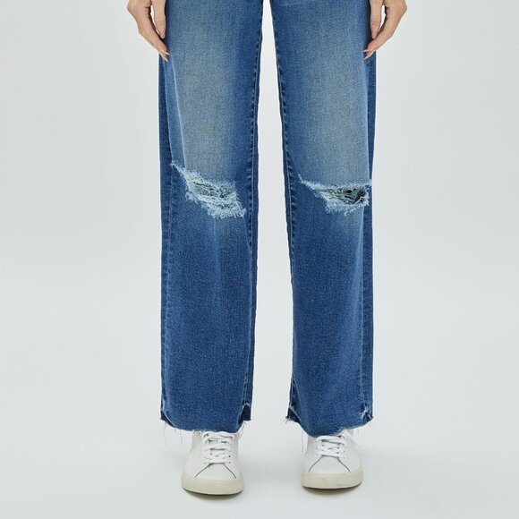 NWT Hidden Jeans Logan High Waist Dad Jeans In Dark Wash - Picture 2 of 7